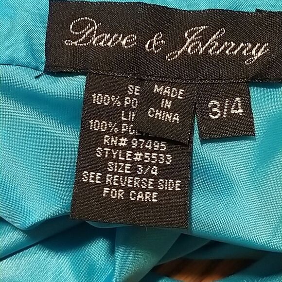 Dave & Johnny colorful sequined strappy long dress - Picture 10 of 10